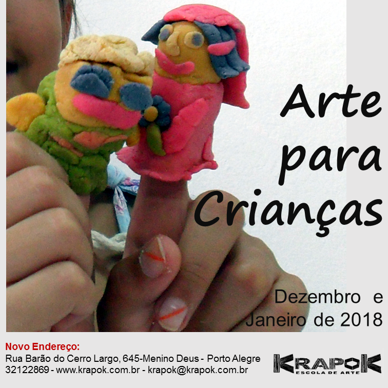 Arte para Crianças Krapok Escola de Arte POA