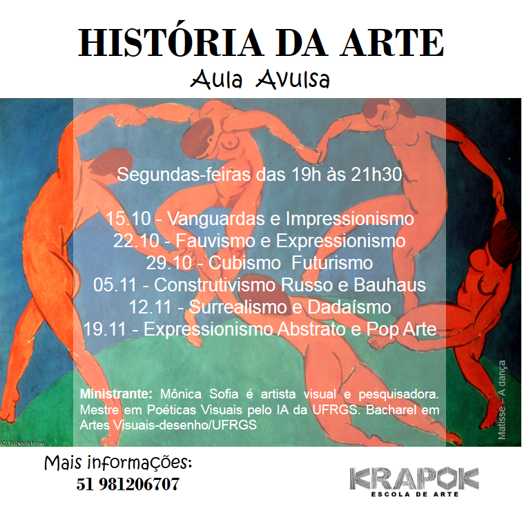 Curso de História da Arte KRAPOK em POA