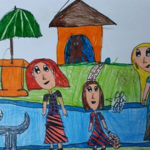 Arte para crianças na Krapok em POA